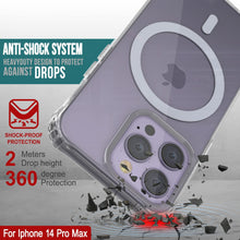 Load image into Gallery viewer, Funda de carga inalámbrica magnética Punkcase iPhone 14 Pro Max [Serie ClearMag].
