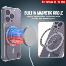 Cargar imagen en el visor de la galería, Funda de carga inalámbrica magnética Punkcase iPhone 15 Pro Max [ClearMag Series]
