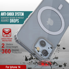 Load image into Gallery viewer, Punkcase iPhone 15 Funda de Carga Inalámbrica Magnética [Serie ClearMag]
