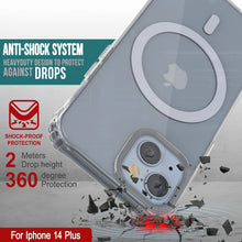 Load image into Gallery viewer, Funda de carga inalámbrica magnética Punkcase iPhone 14 Plus [Serie ClearMag].
