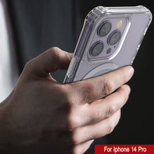 Cargar imagen en el visor de la galería, Funda de carga inalámbrica magnética para iPhone 14 Pro de Punkcase [Serie ClearMag]
