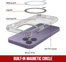 Cargar imagen en el visor de la galería, Funda de carga inalámbrica magnética para iPhone 14 Pro de Punkcase [Serie ClearMag]
