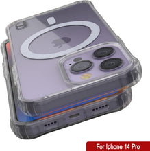 Cargar imagen en el visor de la galería, Funda de carga inalámbrica magnética para iPhone 14 Pro de Punkcase [Serie ClearMag]
