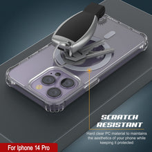 Cargar imagen en el visor de la galería, Funda de carga inalámbrica magnética para iPhone 14 Pro de Punkcase [Serie ClearMag]
