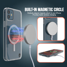 Cargar imagen en el visor de la galería, Funda de carga inalámbrica magnética Punkcase para iPhone 12 Mini [Serie ClearMag]
