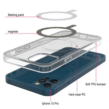 Cargar imagen en el visor de la galería, Funda de carga inalámbrica magnética para iPhone 12 Pro Punkcase [Serie ClearMag]
