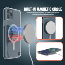 Cargar imagen en el visor de la galería, Carcasa de carga inalámbrica magnética Punkcase para iPhone 12 Pro Max [Serie ClearMag]
