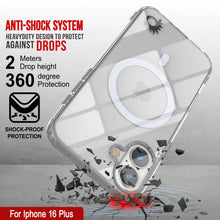 Load image into Gallery viewer, Estuche de carga inalámbrica magnética Punkcase para iPhone 16 Plus [Serie ClearMag] [Transparente]
