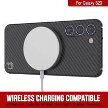 Cargar imagen en el visor de la galería, Punkcase S23 Funda de Fibra de Carbono [Serie AramidShield] Ultra Delgada y Ligera de Kevlar.
