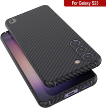 Cargar imagen en el visor de la galería, Punkcase S23 Funda de Fibra de Carbono [Serie AramidShield] Ultra Delgada y Ligera de Kevlar.
