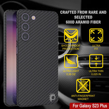 Load image into Gallery viewer, Funda de carbono Punkcase S23+ Plus [Serie AramidShield] ultra delgada y liviana de Kevlar
