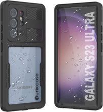 Cargar imagen en el visor de la galería, Funda impermeable Galaxy S23 Ultra [Serie Alpine 2.0] [Ajuste delgado] [Certificado IP68] [Resistente a los golpes] [Negro].
