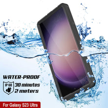 Cargar imagen en el visor de la galería, Funda impermeable Galaxy S23 Ultra [Serie Alpine 2.0] [Ajuste delgado] [Certificado IP68] [Resistente a los golpes] [Negro].

