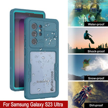 Cargar imagen en el visor de la galería, Funda impermeable Galaxy S23 Ultra [Serie Alpine 2.0] [Ajuste fino] [Certificación IP68] [Resistente a golpes] [Azul]
