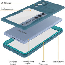Cargar imagen en el visor de la galería, Funda impermeable Galaxy S23 Ultra [Serie Alpine 2.0] [Ajuste fino] [Certificación IP68] [Resistente a golpes] [Azul]
