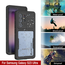 Cargar imagen en el visor de la galería, Funda impermeable Galaxy S23 Ultra [Serie Alpine 2.0] [Ajuste delgado] [Certificado IP68] [Resistente a los golpes] [Negro].
