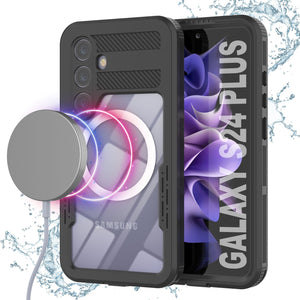Funda impermeable para Galaxy S24+ Plus [Serie Alpine 2.0] [Ajuste Slim] [Certificación IP68] [A prueba de golpes] [Transparente]