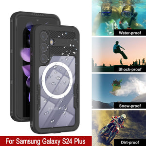 Funda impermeable para Galaxy S24+ Plus [Serie Alpine 2.0] [Ajuste Slim] [Certificación IP68] [A prueba de golpes] [Transparente]