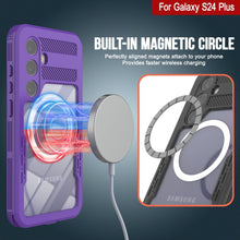 Cargar imagen en el visor de la galería, Funda a prueba de agua Galaxy S24+ Plus [Serie Alpine 2.0] [Ajuste delgado] [Certificado IP68] [Resistente a los golpes] [Morado]
