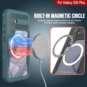 Funda impermeable Galaxy S24+ Plus [Serie Alpine 2.0] [Ajuste Delgado] [Certificación IP68] [Resistente a los golpes] [Azul]