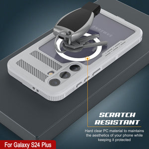 Funda impermeable Galaxy S24+ Plus [Serie Alpine 2.0] [Ajuste Delgado] [Certificación IP68] [Resistente a los golpes] [Blanca]