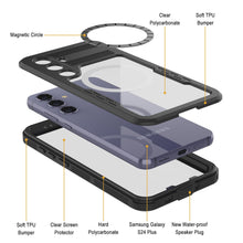 Cargar imagen en el visor de la galería, Funda impermeable para Galaxy S24+ Plus [Serie Alpine 2.0] [Ajuste Slim] [Certificación IP68] [A prueba de golpes] [Transparente]
