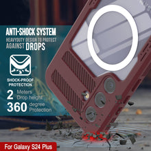 Cargar imagen en el visor de la galería, Funda impermeable Galaxy S24+ Plus [Serie Alpine 2.0] [Ajuste delgado] [Certificación IP68] [Resistente a los golpes] [Color rosa]
