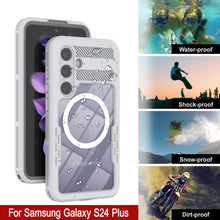 Cargar imagen en el visor de la galería, Funda impermeable Galaxy S24+ Plus [Serie Alpine 2.0] [Ajuste Delgado] [Certificación IP68] [Resistente a los golpes] [Blanca]
