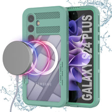 Cargar imagen en el visor de la galería, Funda impermeable Galaxy S24+ Plus [Serie Alpine 2.0] [Ajuste delgado] [Certificada IP68] [Resistente a golpes] [Turquesa]
