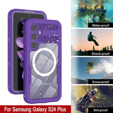 Cargar imagen en el visor de la galería, Funda a prueba de agua Galaxy S24+ Plus [Serie Alpine 2.0] [Ajuste delgado] [Certificado IP68] [Resistente a los golpes] [Morado]
