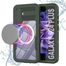 Cargar imagen en el visor de la galería, Carcasa impermeable Galaxy S24+ Plus [serie Alpine 2.0] [ajuste delgado] [certificación IP68] [a prueba de golpes] [verde claro]
