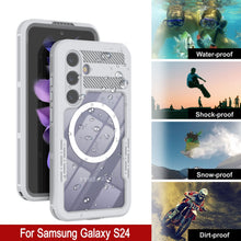 Load image into Gallery viewer, Funda impermeable Galaxy S24 Ultra [Serie Alpine 2.0] [Ajuste Delgado] [Certificado IP68] [Resistente a los golpes] [Blanco]
