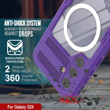Load image into Gallery viewer, Funda impermeable Galaxy S24 Ultra [Serie Alpine 2.0] [Ajuste Delgado] [Certificación IP68] [Resistente a Golpes] [Morado]
