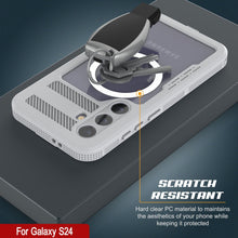 Cargar imagen en el visor de la galería, Funda impermeable Galaxy S24 [Serie Alpine 2.0] [Ajuste estilizado] [Certificada IP68] [Resistente a los golpes] [Blanco]

