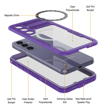 Load image into Gallery viewer, Funda impermeable Galaxy S24 Ultra [Serie Alpine 2.0] [Ajuste Delgado] [Certificación IP68] [Resistente a Golpes] [Morado]
