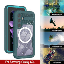 Load image into Gallery viewer, Funda impermeable Galaxy S24 Ultra [Serie Alpine 2.0] [Ajuste delgado] [Certificación IP68] [A prueba de golpes] [Azul]
