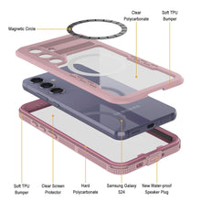 Load image into Gallery viewer, Funda impermeable Galaxy S24 Ultra [Serie Alpine 2.0] [Ajuste delgado] [Certificado IP68] [A prueba de golpes] [Rosado]
