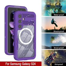 Load image into Gallery viewer, Funda impermeable Galaxy S24 Ultra [Serie Alpine 2.0] [Ajuste Delgado] [Certificación IP68] [Resistente a Golpes] [Morado]
