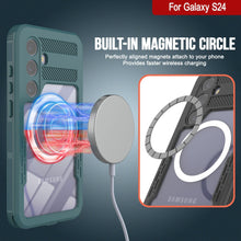 Load image into Gallery viewer, Funda impermeable Galaxy S24 Ultra [Serie Alpine 2.0] [Ajuste delgado] [Certificación IP68] [A prueba de golpes] [Azul]
