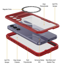 Load image into Gallery viewer, Funda Impermeable Galaxy S24 Ultra [Serie Alpine 2.0] [Ajuste Delgado] [Certificado IP68] [A prueba de golpes] [Rojo]
