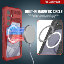 Load image into Gallery viewer, Funda Impermeable Galaxy S24 Ultra [Serie Alpine 2.0] [Ajuste Delgado] [Certificado IP68] [A prueba de golpes] [Rojo]
