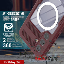 Load image into Gallery viewer, Funda impermeable Galaxy S24 Ultra [Serie Alpine 2.0] [Ajuste delgado] [Certificación IP68] [A prueba de golpes] [Color rosa]
