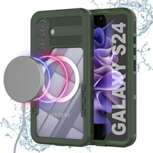 Load image into Gallery viewer, Funda impermeable Galaxy S24 Ultra [Serie Alpine 2.0] [Ajuste Delgado] [Certificación IP68] [Resistente a los golpes] [Verde claro]
