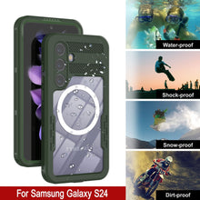 Load image into Gallery viewer, Funda impermeable Galaxy S24 Ultra [Serie Alpine 2.0] [Ajuste Delgado] [Certificación IP68] [Resistente a los golpes] [Verde claro]
