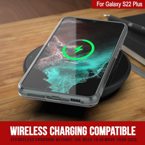 Funda Punkcase para Samsung Galaxy S23+ Plus [Serie Lucid 2.0] [Ajuste Delgado] [Parte Trasera Transparente] con protector de pantalla PunkShield.