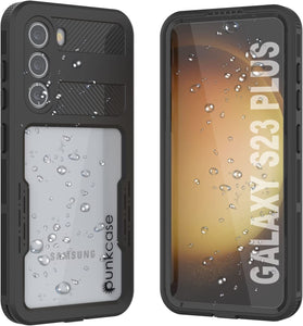 Carcasa impermeable Galaxy S23+ Plus [Serie Alpine 2.0] [Ajuste Delgado] [Certificación IP68] [Resistente a Golpes] [Negro]