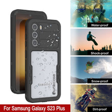 Load image into Gallery viewer, Carcasa impermeable Galaxy S23+ Plus [Serie Alpine 2.0] [Ajuste Delgado] [Certificación IP68] [Resistente a Golpes] [Negro]
