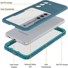 Cargar imagen en el visor de la galería, Funda impermeable Galaxy S23 [Serie Alpine 2.0] [Ajuste delgado] [Certificación IP68] [A prueba de golpes] [Azul]
