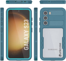 Cargar imagen en el visor de la galería, Funda impermeable Galaxy S23 [Serie Alpine 2.0] [Ajuste delgado] [Certificación IP68] [A prueba de golpes] [Azul]
