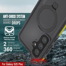 Cargar imagen en el visor de la galería, Galaxy S25 Plus Case impermeable [Serie Kickstud 2.0] Cubierta IP68 protectora con protector de pantalla y Kickstand [amarillo]
